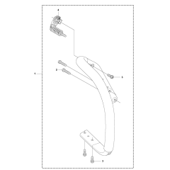 Handle Assembly for Husqvarna 545