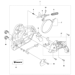 Husqvarna 545 Chainsaw Assembly