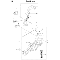 Husqvarna 545 Chainsaw Assembly