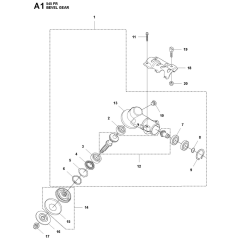 Bevel Gear Assembly for 545FR