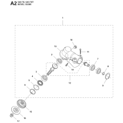 Bevel Gear Assembly for 545FX