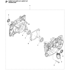 Crankcase Assembly for 545FXTAT