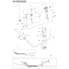 Throttle Controls for Husqvarna 545RX