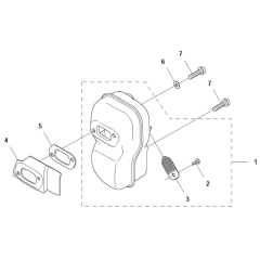 Muffler Assembly for 545RX