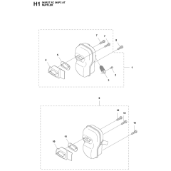 Muffler-2 Assembly for 545RXTAT