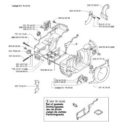 Crankcase Assembly for Husqvarna 55