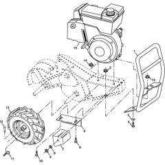 Mainframe Right Side for 550CRTT