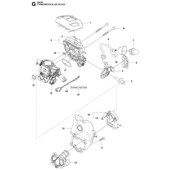 Carburetor & Air Filter for 550XP-XPG