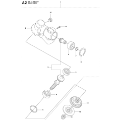 Bevel Gear Assembly for 555FX