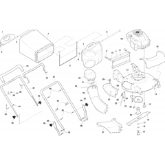 Handle Assembly for Husqvarna 55R21