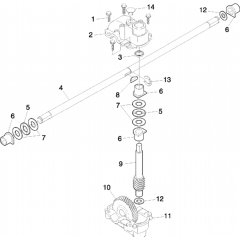 Gear Case Assembly for Husqvarna