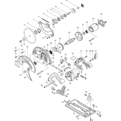 Makita 5603R Circular Saw Assembly