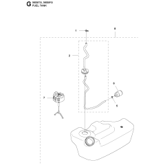 Fuel Tank Assembly for Husqvarna