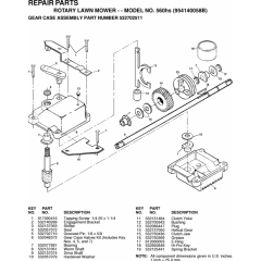 Gear Case Assembly for Husqvarna