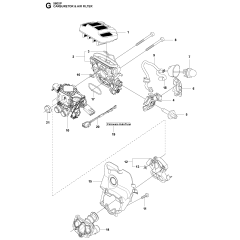Carburetor & Air Filter for 560XP-XPG