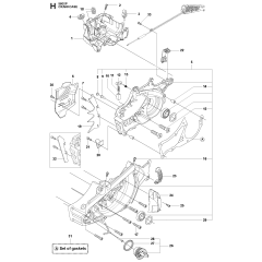 Crankcase Assembly for Husqvarna