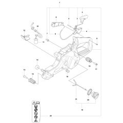 Fuel Tank Assembly for Husqvarna