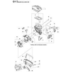 Carburetor & Air Filter for Husqvarna