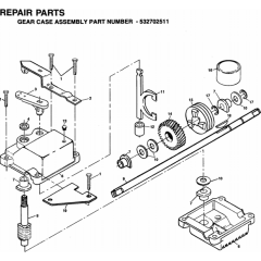 Gear Case Assembly for Husqvarna