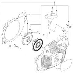 Starter Assembly for Husqvarna 570