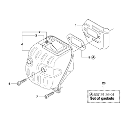 Muffler Assembly for Husqvarna