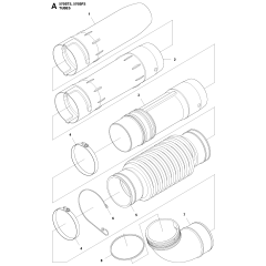 Tube Assembly for Husqvarna 570BFS