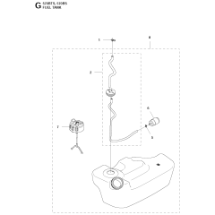 Fuel Tank Assembly for Husqvarna