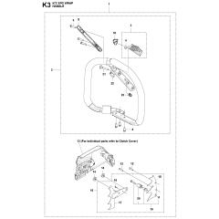 Handle-1 Assembly for Husqvarna