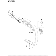 Handle-2 Assembly for 572XP-XPG