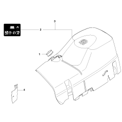 Cylinder Cover for Husqvarna 576XP