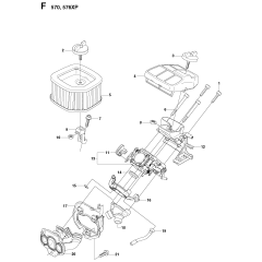 Carburetor & Air Filter Assembly