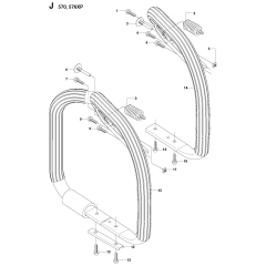Handle Assembly for Husqvarna