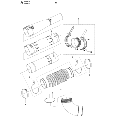 Tube Assembly for Husqvarna 578BTF