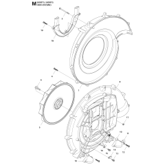 Fan Assembly for Husqvarna 580BFS
