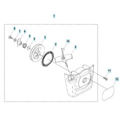 Starter Assembly for Husqvarna Blower