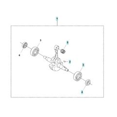Crankshaft Assembly for 580BFS