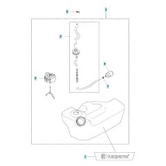 Fuel Tank Assembly for Husqvarna