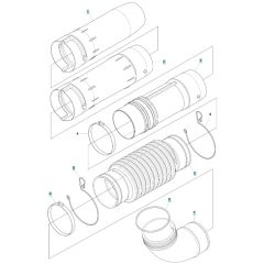 Tube Assembly for Husqvarna 580BFS