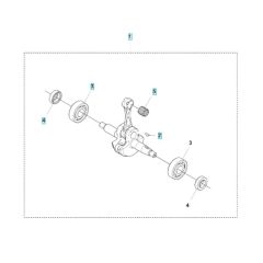 Crankshaft Assembly for 580BFS