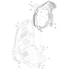 Frame Assembly for Husqvarna Blower