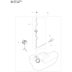 Fuel Tank Assembly for Husqvarna