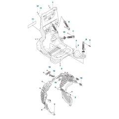 Frame Assembly for Husqvarna 590BFS