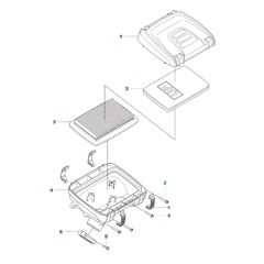 Air Filter for Husqvarna 590BTS