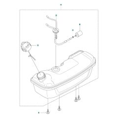 Fuel Tank Assembly for 590BTS