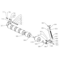 Front Roller Assembly for Masport 600