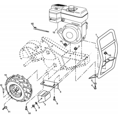 Mainframe Right Side for Husqvarna