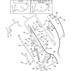 Handle & Controls for Husqvarna