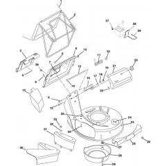 Mower Deck for Husqvarna 600 C