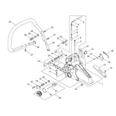 Shindaiwa 601SX Chainsaw Handle