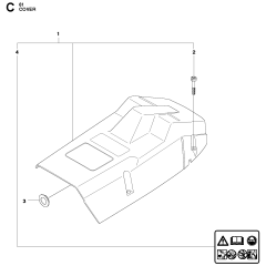 Cover Assembly for Husqvarna 61